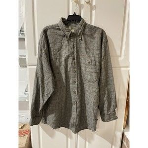 Vintage Basic Equipment Mens Large Long Sleeve Button Down Casual Shirt